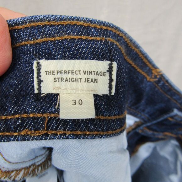 Madewell Women's Straight Leg Jeans - Blue - Picture 8 of 13